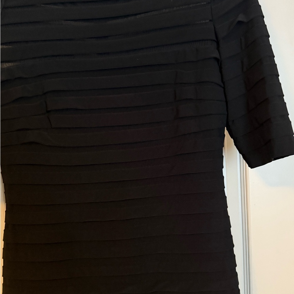 Elegant Black Midi Dress